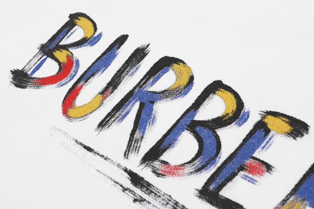 BBR BURBERRY 2026New Arrival logo Same Style t · 300 100％ · 32 · ：White Size：XS S M L